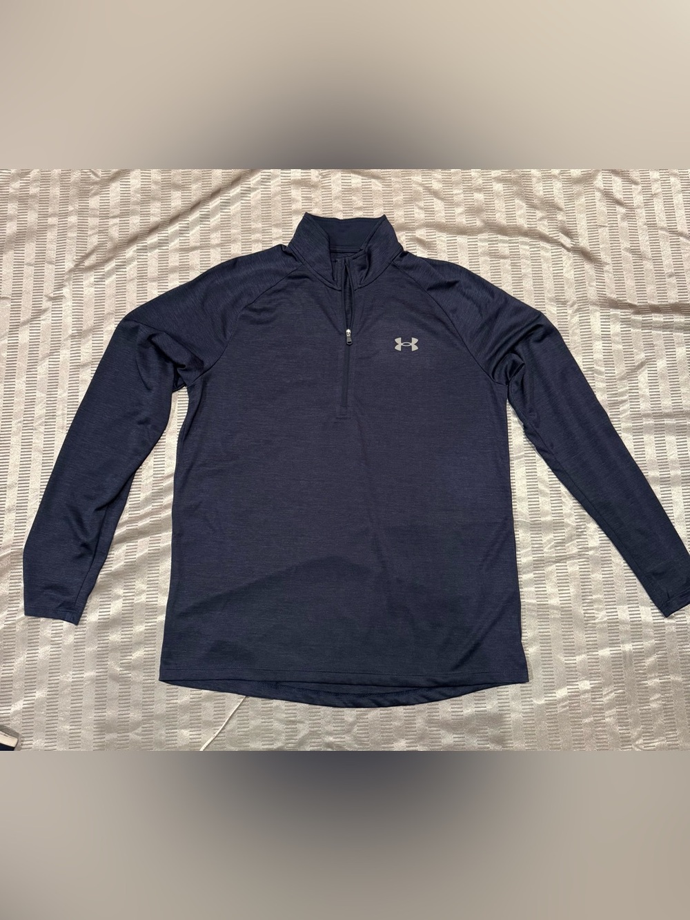 Under Armour Men's Navy 1/4 Zip Performance Pullover set of 2